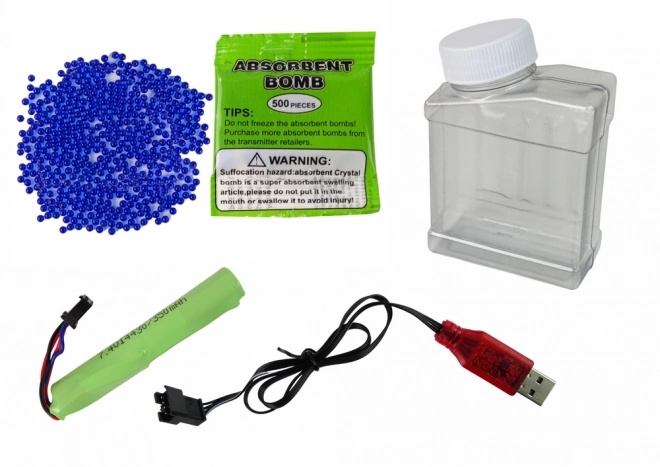 Set elektrische kogelpistolen zwart 20 meter