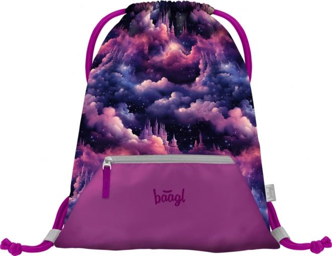 BAAGL 5 SET Zippy Eenhoorn Koninkrijk: schooltas, etui, zak, map, doos