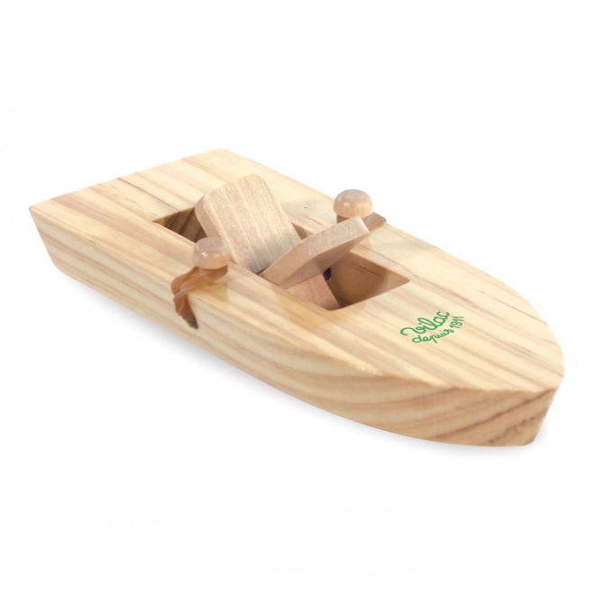 Vilac Houten Bootje met Elastieken Aandrijving