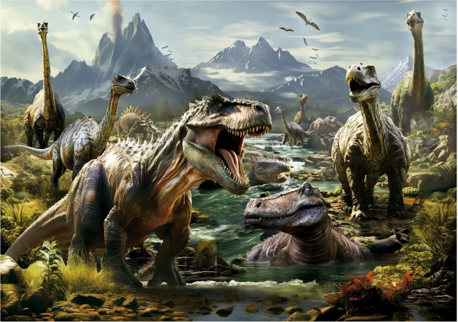 Educa Puzzel Woeste Dinosaurussen 1000 Stukjes