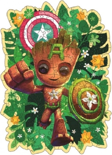 Houten contourpuzzel Groot 150 stukjes Ravensburger