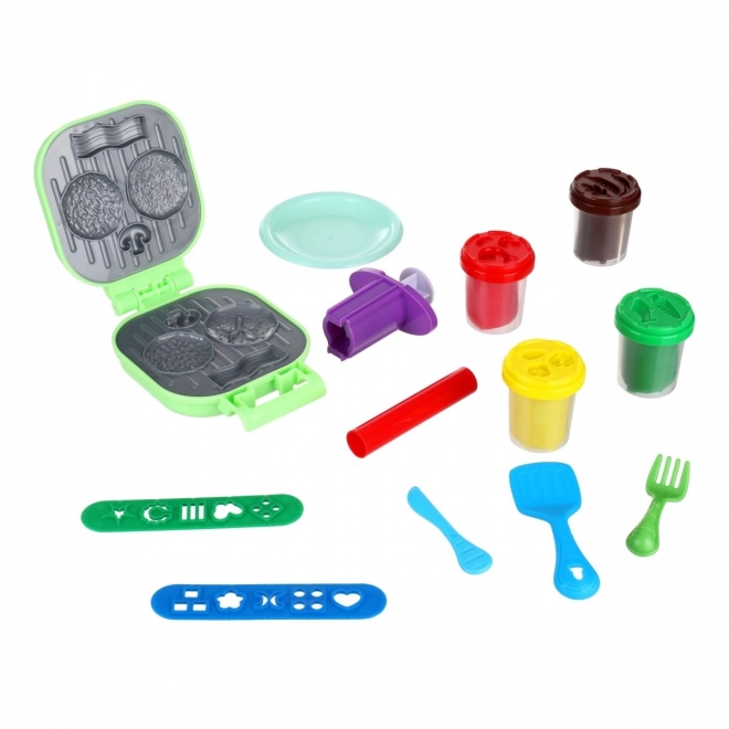 Set voor hamburgerbroodjes