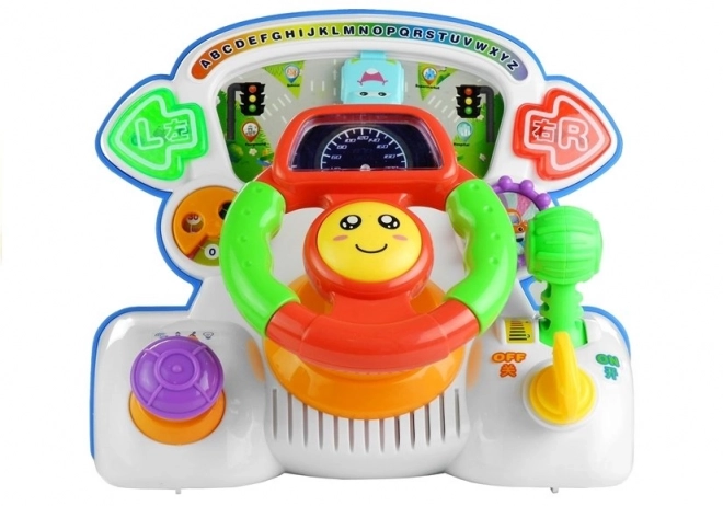 Educatief stuurwiel Interactieve geluiden Lichten