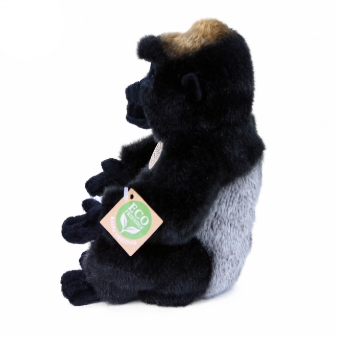 Zittende Gorilla knuffel 23 cm ECO-VRIENDELIJK