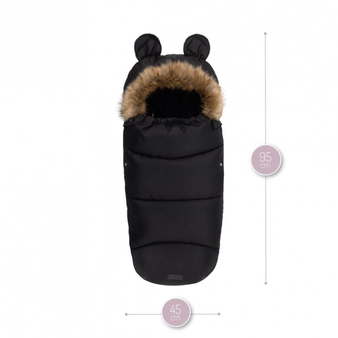 Winter voetenzak MoMi zwart