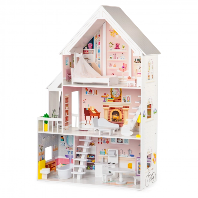 Houten poppenhuis XXL Powder Residence ECOTOYS