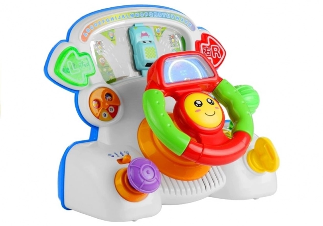 Educatief stuurwiel Interactieve geluiden Lichten
