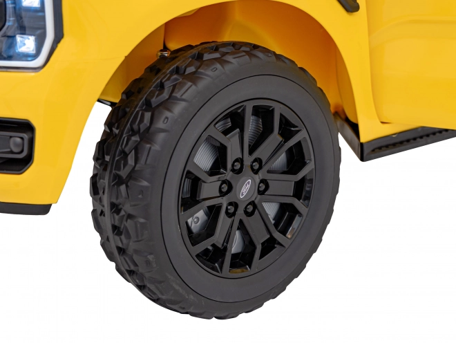 Kinder elektrische auto Ford Ranger Lift Geel