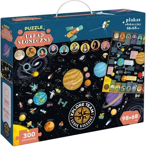 Puzzel 300 stukjes zonnestelsel XPLORE TEAM