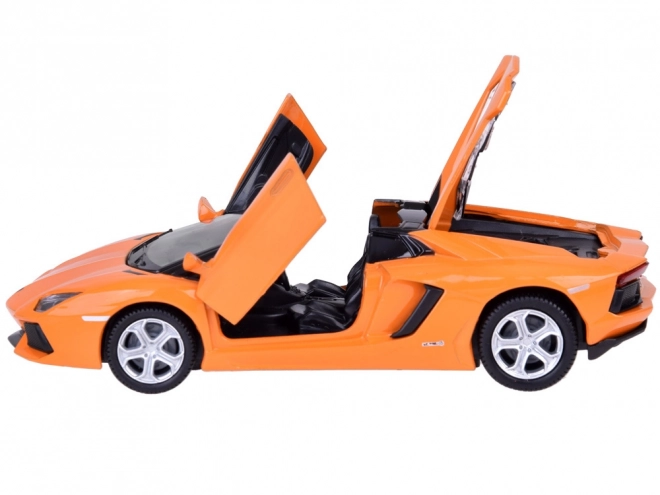 Metaal modelauto Lamborghini Aventador Roadster 1:32 interactief