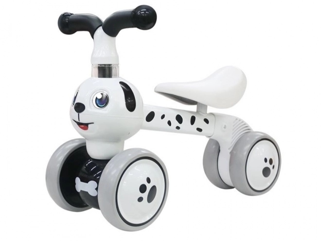 ECOTOYS Loopfiets Hondje wit