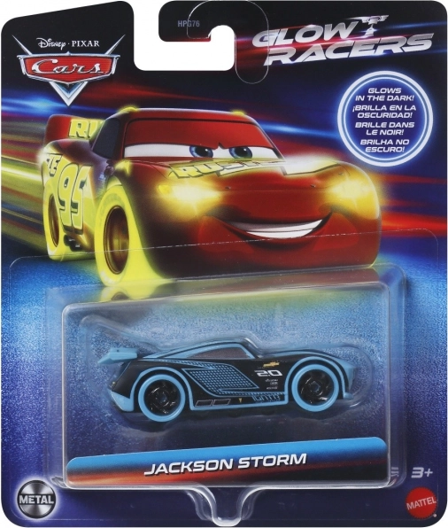 Brandende racebaan Cars Glow Racers