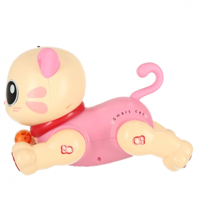 Roze interactieve kitten op afstandsbediening
