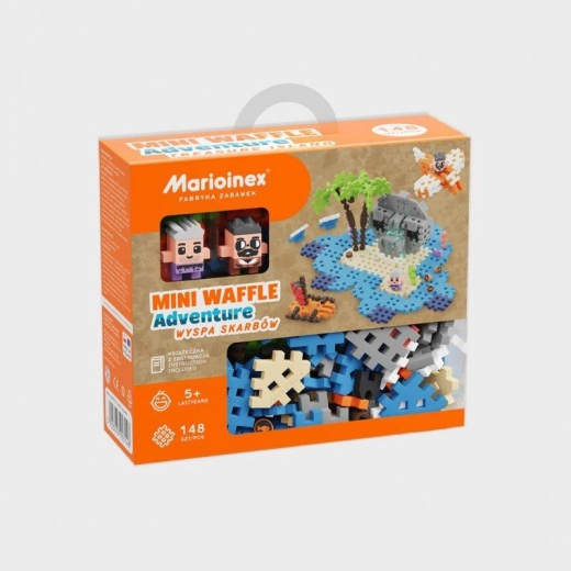 Kostky Mini Waffle – Schateiland 148 stukjes