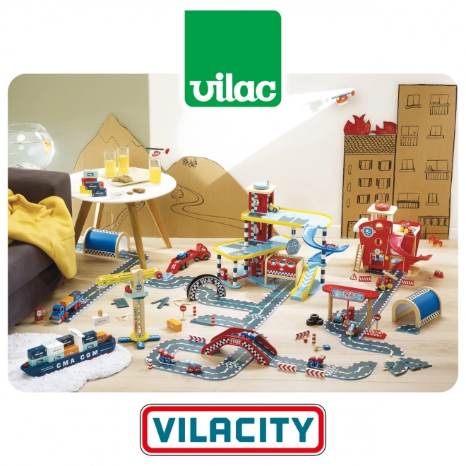 Vilac houten garage Vilacity