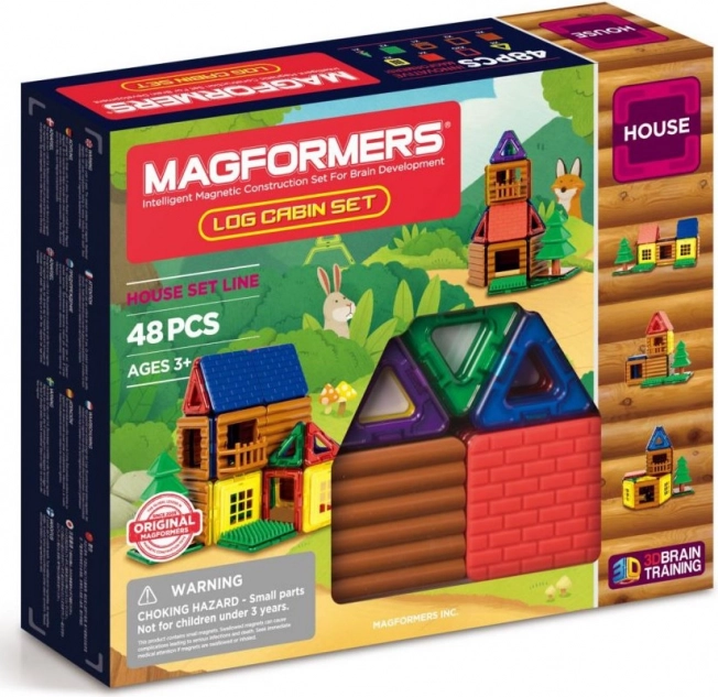 MAGFORMERS Mini blokhut 48 stukken