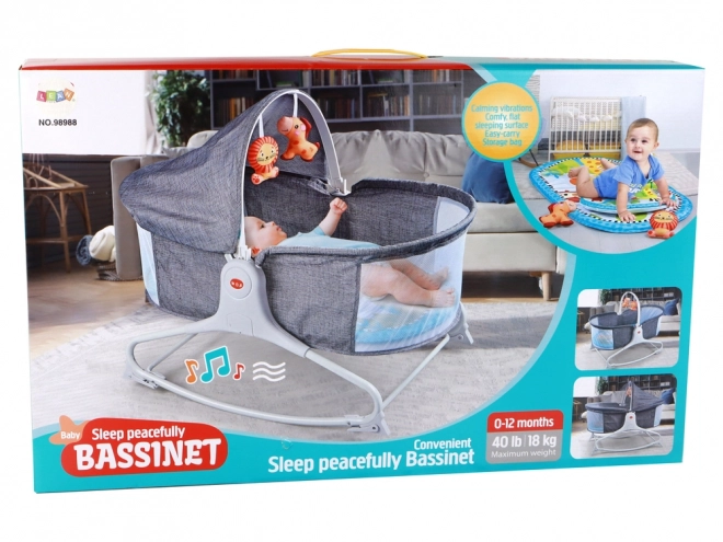 Multifunctionele kinder schommel 2-in-1 grijs