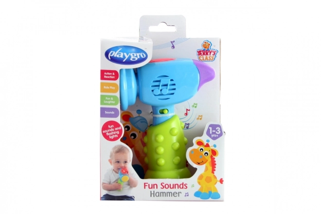 Playgro - Vrolijke hamer met geluiden