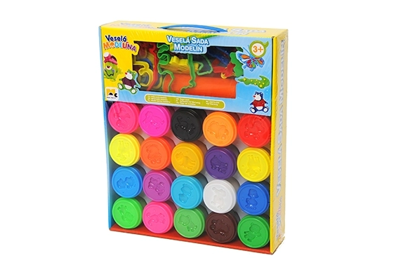 Grote set modelleerklei
