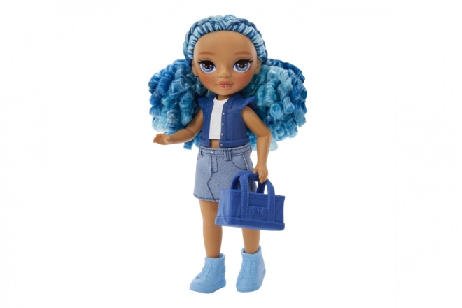 Rainbow High Kleine Zusje - Saffier (Blauw) TV