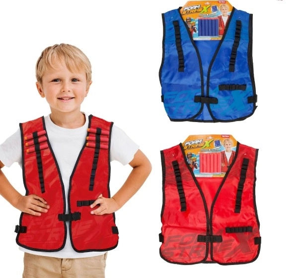 Kindertactisch vest met schuimpatronen
