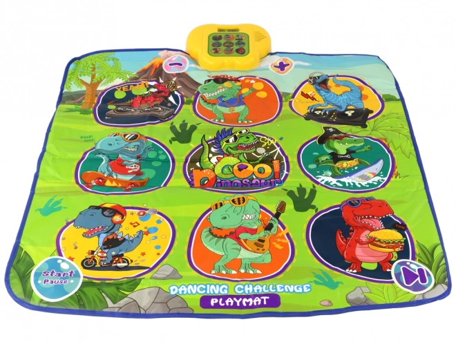 Dansmat met dinosaurusmotief
