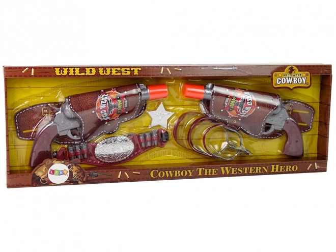 Cowboy Cowboyset Twee revolvers Spurs Accessoires