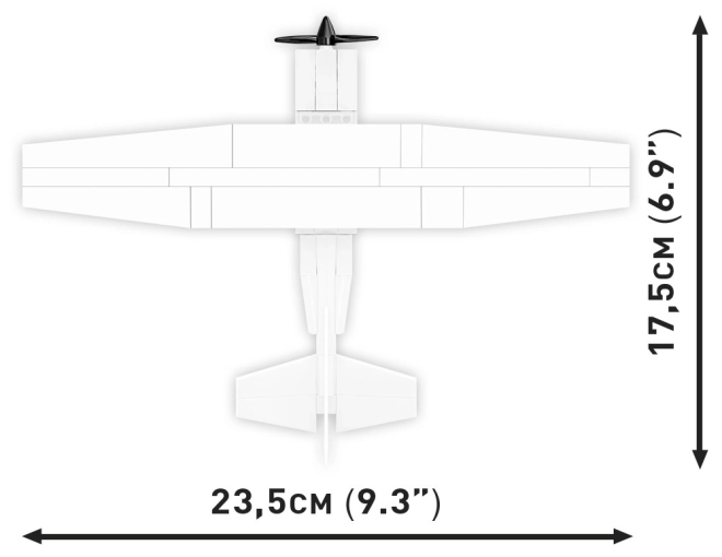 Cobi bouwpakket Cessna 172 Skyhawk 160 blokken wit