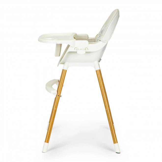 ECOTOYS Eetstoel 2-in-1 Beige