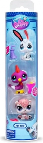 Littlest Pet Shop trio diertjes in een tube – serie 2