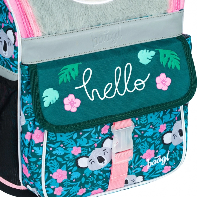 BAAGL SET 3 Zippy Baby Koala: schooltas, etui, zak