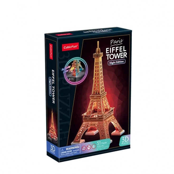 3D puzzel Eiffeltoren (nacht versie)