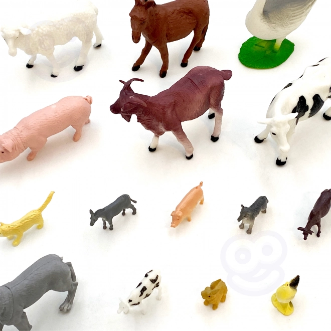 Woopie set figuren boerderijdieren 34 stuks