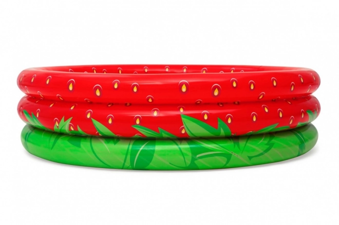 Kinderzwembad Sweet Strawberry 2+ pierenbadje 160x38cm BESTWAY + reparatiepatch