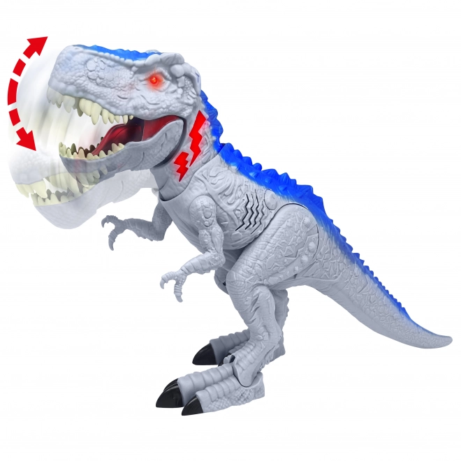 Dino wandelend met lichteffecten en geluidseffecten 55cm