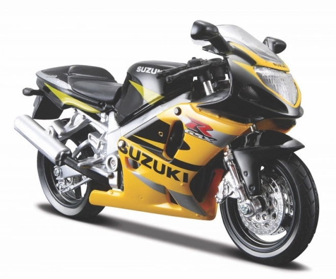 Model motorfiets Suzuki GSX-R600 met standaard 1/18