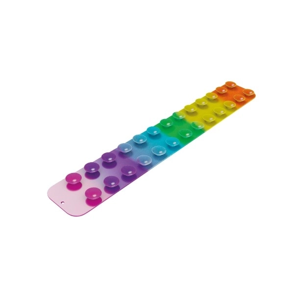 Squido pop/zuignappen antistresse siliconen 26cm mix kleuren