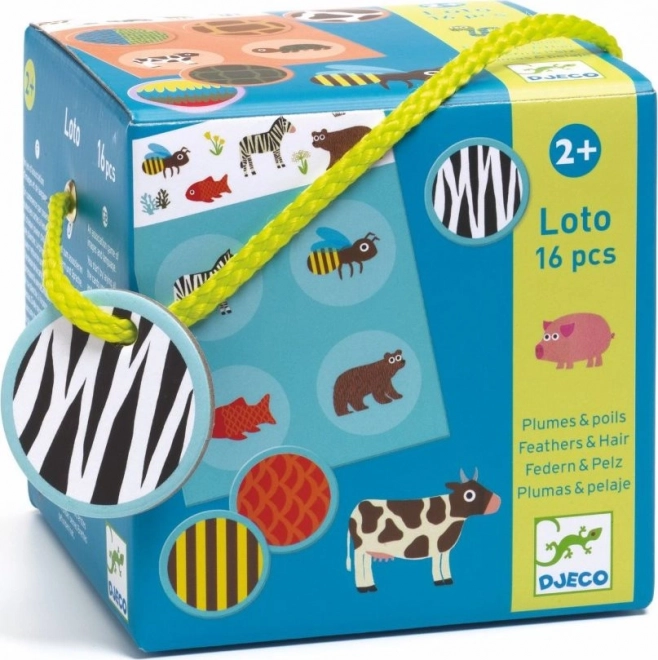 DJECO Loto in doosje - Dierenkleding