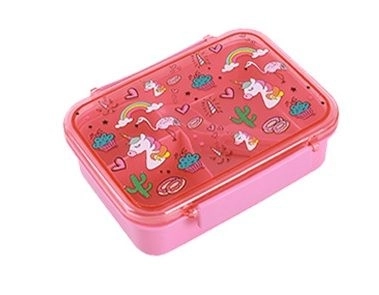 Lunch Box Eenhoorn met Bestekset