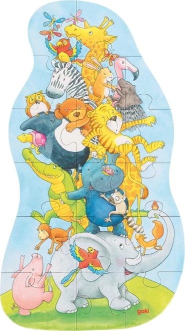 Goki puzzel Dierenpiramide
