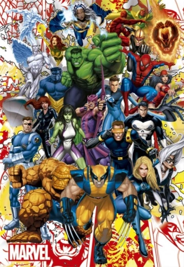 EDUCA Puzzel Marvel-helden 500 stukjes