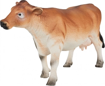 Realistische plastic figuur van een Jerseykoe
