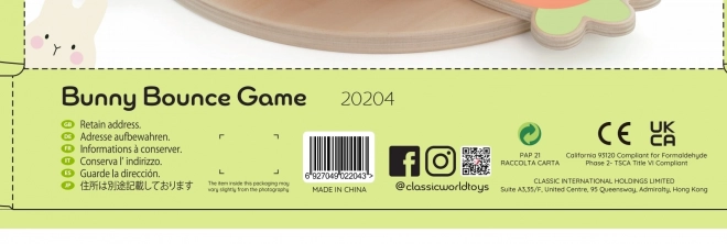 Houten spel Opduikende Konijntjes 12m+