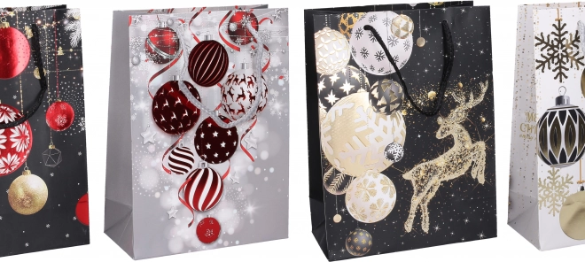 Cadeautas S 18x24x8,5 cm Kerstmis