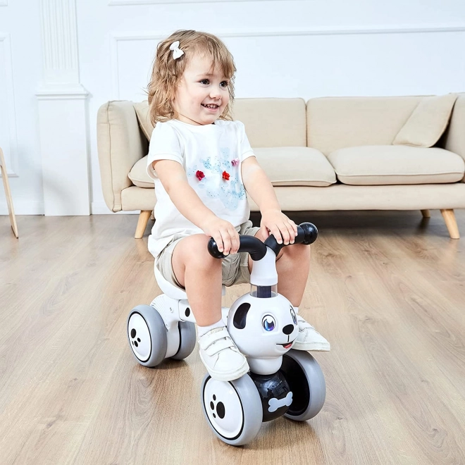 ECOTOYS Loopfiets Hondje wit