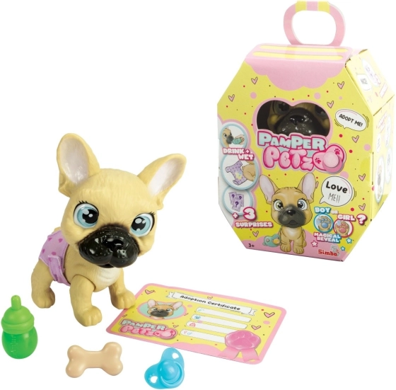 Figurine Pamper Petz hondje Franse buldog