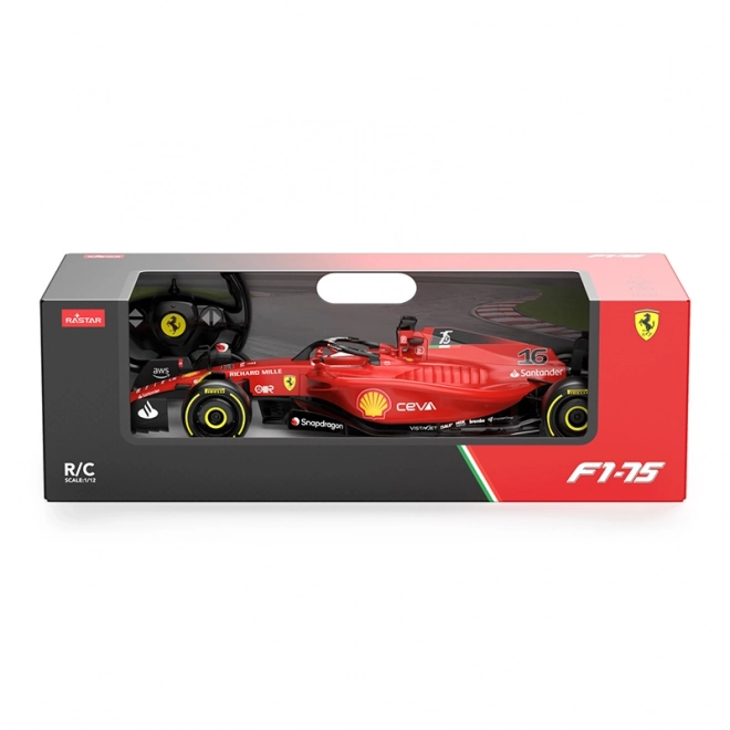RC model Rastar formule 1 Ferrari F1 75 1:12 met afstandsbediening