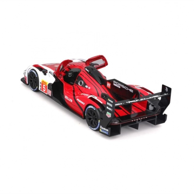 Bburago 1:24 Racing - Porsche 963 - Wit/Rood #5