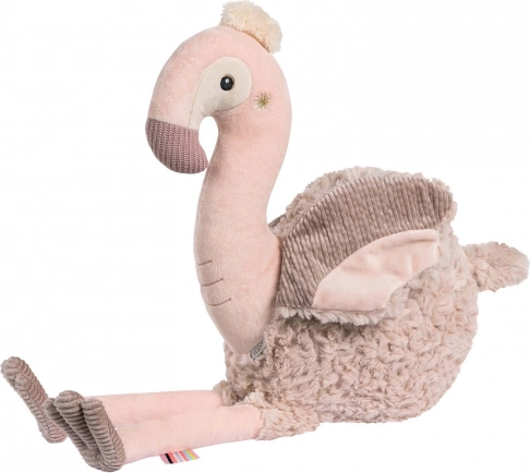 Knuffeldoekje flamingo XL roze
