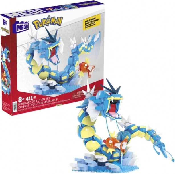 MEGA Pokémon bouwset – evolutie van Magikarp en Gyarados